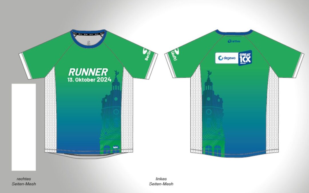 The degewo Great 10K event shirt is here!