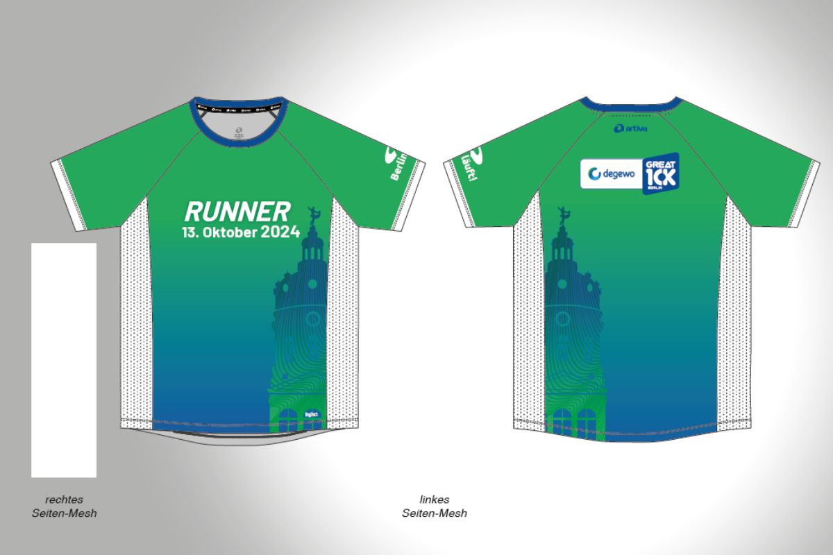 The degewo Great 10K event shirt is here!