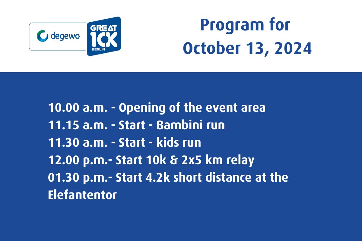 Program for October 13, 2024