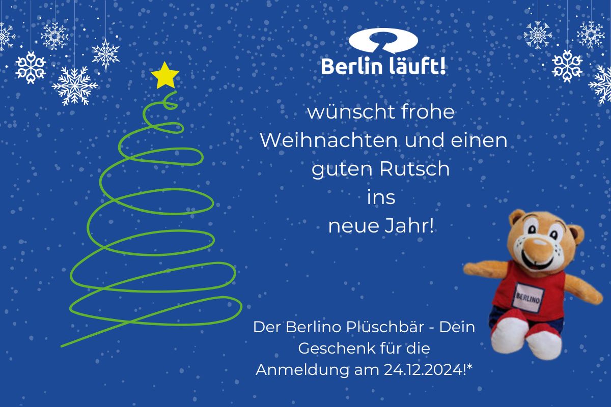 Weihnachts-Special: Melde Dich jetzt für die „Berlin läuft!“-Veranstaltungen an!