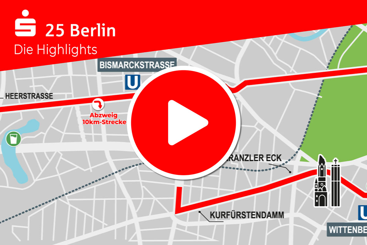 All distances at the S 25 Berlin