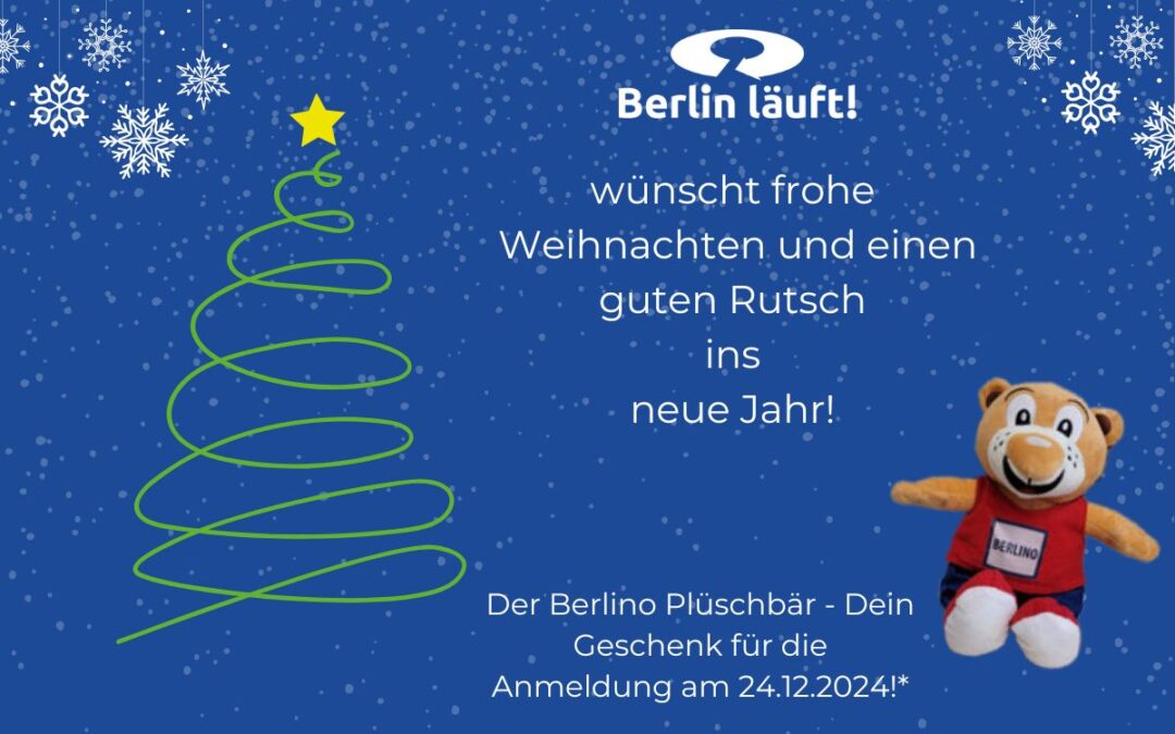 Weihnachts-Special: Melde Dich jetzt für die „Berlin läuft!“-Veranstaltungen an!