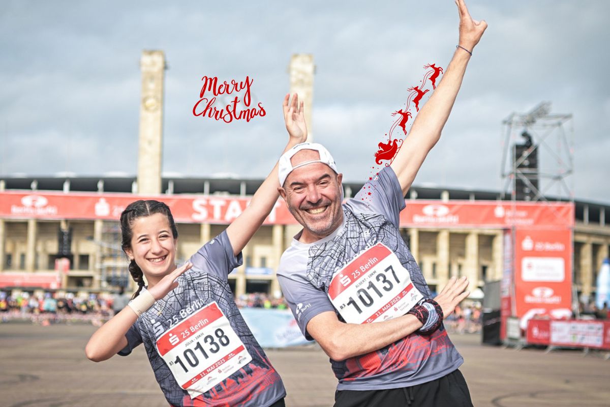 The finish line for 2025 has been reached: Berlin läuft! wishes you a Merry Christmas!