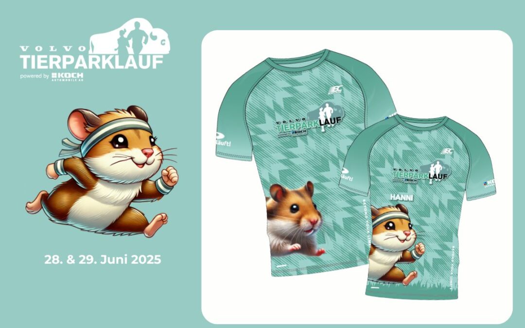 The event shirt for the VOLVO Tierparklauf 2025 is here!